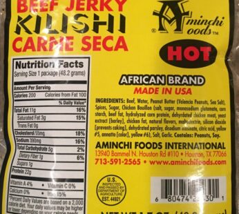 Kilishi ( Beef Jerky) 48.2 grams