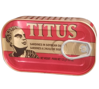 Titus Sardines 125 g – pack of 1