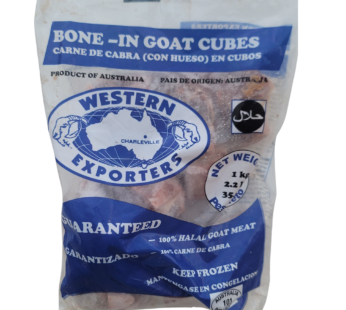 Goat Meat cube (skin off) 2.2lbs Halal